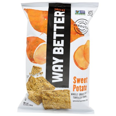 Way Better Snacks Sweet Potato Tortilla Chips - 66oz/12pk