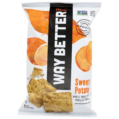 Way Better Snacks Sweet Potato Tortilla Chips - 5.5oz/12pk