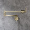 Modern Double-Handle Wall Mount Pot Filler Faucet - image 4 of 4