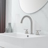 BWE 8 in. Widespread Double Handle Bathroom Faucet With Pop-up Drain Assembly - 2 of 4
