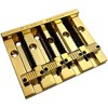 Leo Quan Badass II 4-String Bass Bridge, Grooved Saddles Gold - image 2 of 3