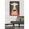 Trends International Ray Heere - UFO Cow Abduction 8 Framed Wall Poster Prints - 2 of 4