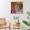 Deny Designs Tina Salazar Gold Leaf Indigo Blue Abstract Framed Wall Art Bamboo - 2 of 3