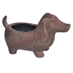 Sullivans Terracotta Dachshund Planter Brown - 1 of 1