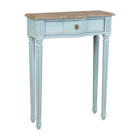 Lydia Console Table Blue East At Main, Teal Console Table Target