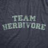 Womens Team Herbivore T Shirt Funny Vegetarian Vegan Lifestyle Tee For Ladies - Crazy Dog Women's T Shirt - 2 of 4