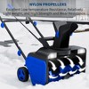 Snow Blower - 20" Width 180° Rotating Chute Walkways Driveways Snow Thrower Blaster Dual - 4 of 4