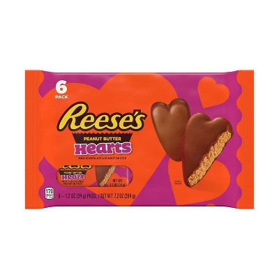 Reese's Valentine's Peanut Butter Heart - 7.2oz/6ct