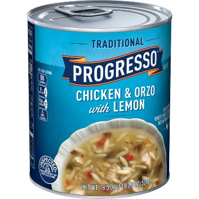 Progresso Traditional Chicken & Orzo with Lemon Soup - 18.5oz