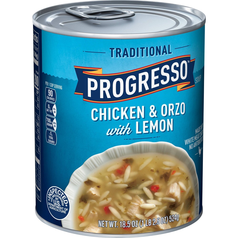 UPC 041196423778 product image for Progresso Traditional Chicken & Orzo with Lemon Soup - 18.5oz | upcitemdb.com