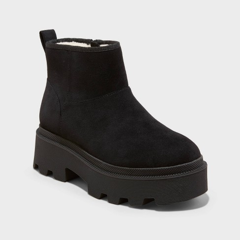 Platform winter clearance boots