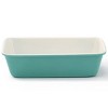 Martha Stewart Everyday Color Bake 9x5 Inch Rectangular Carbon Steel Loaf Pan in Teal - 2 of 4