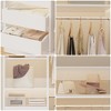 Aheaplus 72'' Set of 2 Freestanding Closet System with 6 Drawers and 4 Hanging Rods, Reversible Wardrobe with Shelves - 3 of 4