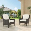 Yardsight Patio Wicker Chairs With Cushions (Set Of 2) - 2 of 4