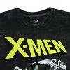 Seven Times Six Marvel X-Men T-Shirt Men's Retro Character Collage Acid-Washed Tee Black - 3 of 3
