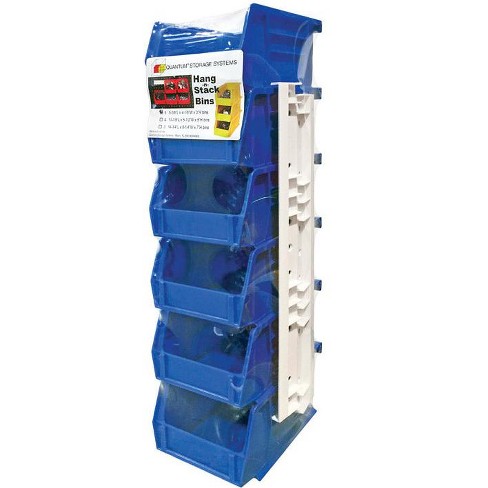 Hanging Storage Bins on Wall Panel Racks Inventory Shelves Supply Room  Quantum