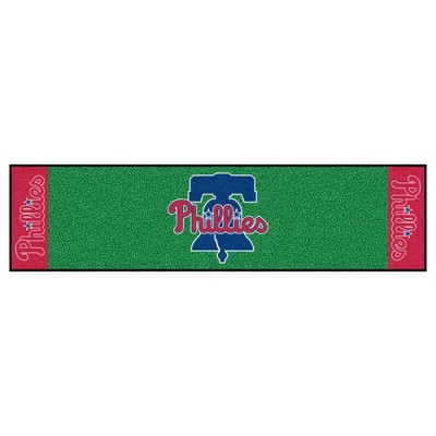 MLB Philadelphia Phillies Bell 1.5'x6' Putting Mat - Green