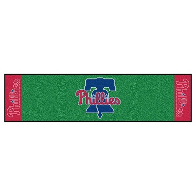 MLB Philadelphia Phillies Bell 1.5'x6' Putting Mat - Green