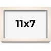 PosterPalooza | Photo Size Shadow Box 3/4" Depth White Picture Frame - UV Acrylic, Backing, Hanging Hardware - 2 of 4