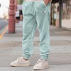 Dalix Ghost Embroidery Jogger Midweight Fleece Sweatpants Soft Lounge Pant Drawstring Waistband Pockets Mens - 4 of 4
