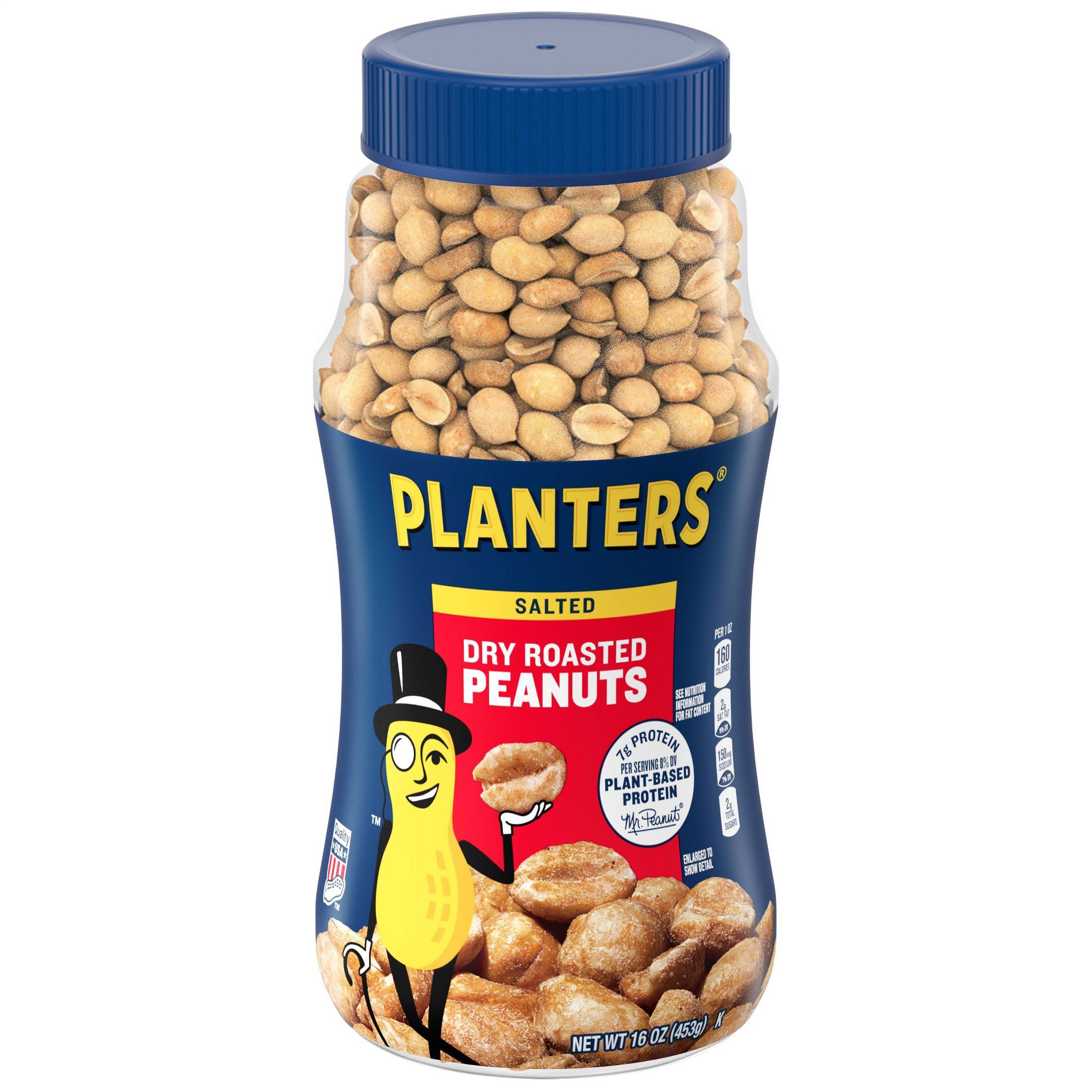 Planters Heart Healthy Dry Roasted Peanuts - 16oz