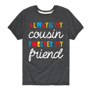 Boys' - Instant Message - Always My Cousin Short Sleeve Graphic T-Shirt - 1 of 4