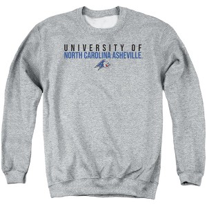 University of North Carolina Asheville Official Stacked Adult Crewneck Sweatshirt - 1 of 4