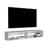 Sapphtopaz 59" Wall Mounted Floating TV Stand for TVs Up to 65" with 2 Open Shelves Modern TV Console with Cable Management for Living Room - 3 of 4
