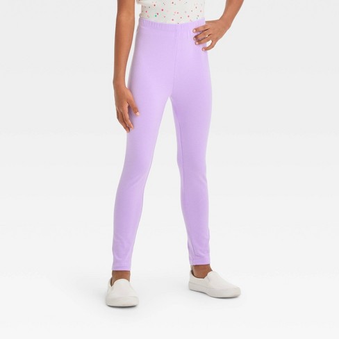 Girls' Leggings - Cat & Jack™ Lavender XS