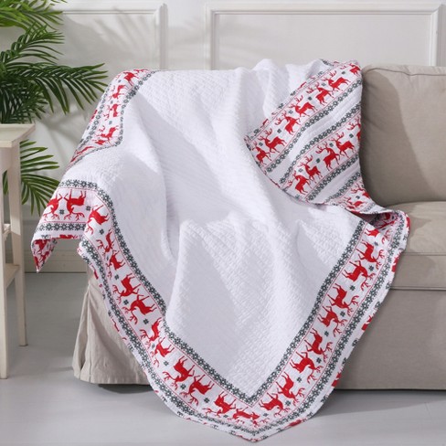 Christmas discount quilted throw