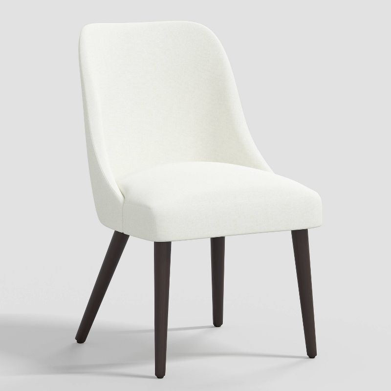 Geller Modern Dining Chair in Textured Linen Zuma - Threshold™, 2 of 9