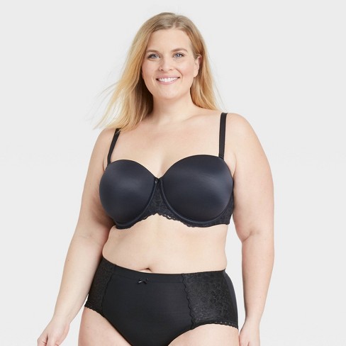 Women's Strapless Bra - Auden™ Black 46ddd : Target