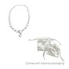 Adornia Tarnish Resistant Silver Plated Paper Clip Toggle Necklace with Pearl - 3 of 3