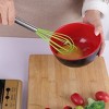 Unique Bargains Silicone Stainless Steel Home Blending Whisk 10" 1 Pc - image 2 of 4