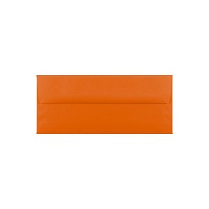 JAM Paper #10 Business Colored Envelopes 4 1/8" x 9 1/2" Orange Recycled Bulk 500/Box (15860H) - 1 of 4