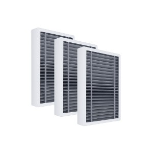 Nispira True HEPA Filter Replacement Compatible with Filtrete F2 Odor Air Purifier FAP-C02-F2 FAP-T03-F2. Compared to part F2 FAPF-F2-O, 3 Packs - 1 of 4