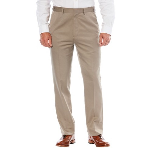 Men's Plain Front Wrinkle Resistant Chino Pants