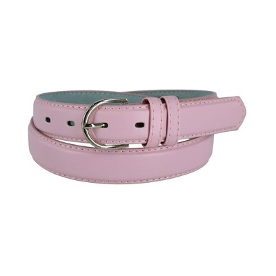 CTM Leather 1 1/8 Inch Dress Belt (Pack of 2 Colors) (Women) 