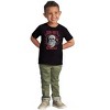 Christmas Santa Rebel With A Claus Toddler Baby Graphic T Shirt Brisco Brands - 3 of 4