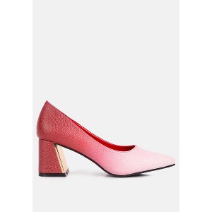 Harlow Metallic Accent Block Heel Pumps Women - 1 of 4