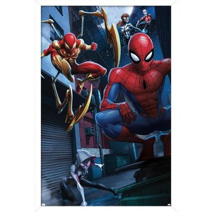 Trends International Marvel Comics - Spider-Man - Web Warriors Framed Wall Poster Prints - 1 of 4