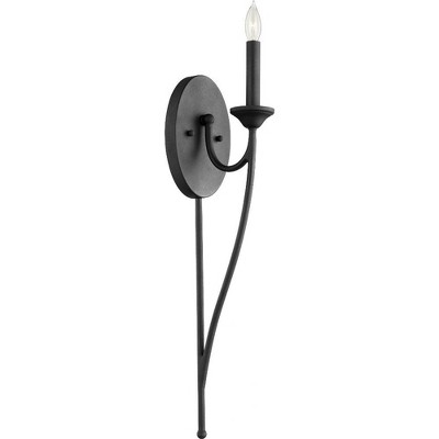 Quorum Lighting Brooks 1-Light Noir Wall Sconce