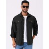 INSPIRE CHIC Men's Button Down Long Sleeve Point Collar Casual Work Shirt - 4 of 4