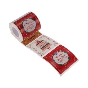 Unique Bargains Christmas Stickers for Ceramic Glass Metal Paper Plastic Peel Green Coffee Color White Red 1Pcs - 1 of 4