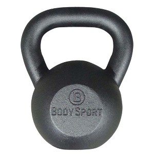 BodySport Cast Iron Kettlebells – Strength Training Kettlebell for Weightlifting, Core Training, & Conditioning - 1 of 4