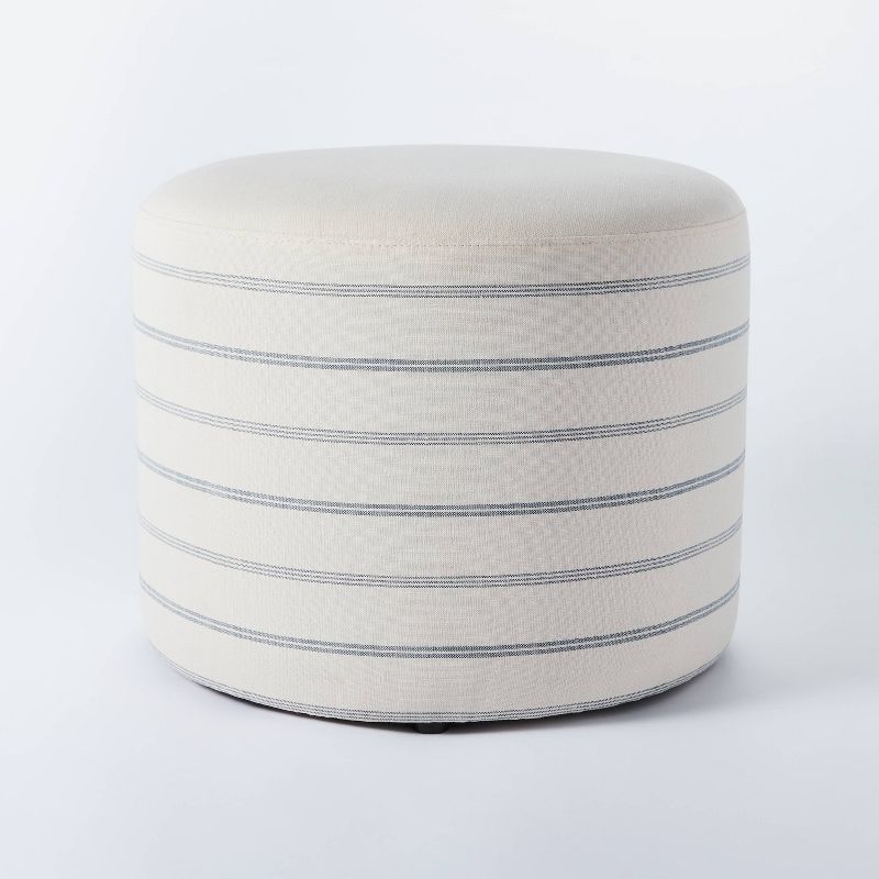 Lynwood Upholstered Round Cube Ottoman - Threshold™ designed with Studio McGee, 1 of 14