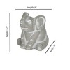 Classic Home and Garden Cement Buddies Indoor/Outdoor Planter with Drainage Hole, Elephant - 2 of 2