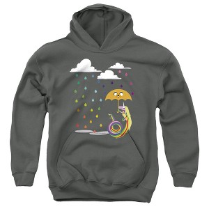 Boys’ Adventure Time Lady In The Rain Hooded Sweatshirt - 1 of 4