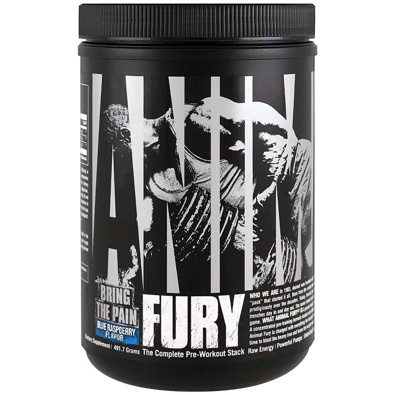 Universal Nutrition Animal Fury Powder, BCAAs & Energy Supplement, 1 of 4