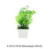 Unique Bargains Artificial Plants Clovers Arrangement Plastic 4.72"x4.72"x6.30" 1 Pcs - 3 of 4